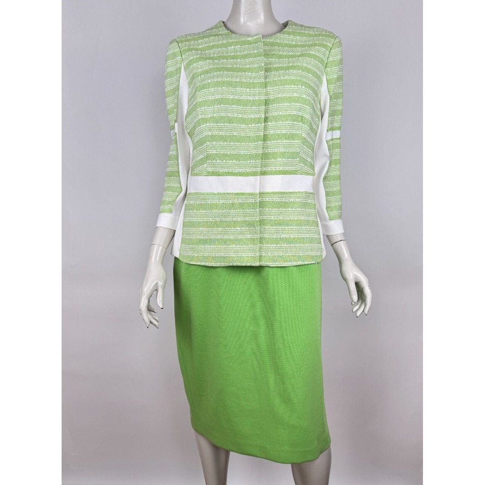 Worth 2pc Sheath Dress & Blazer Women 16 NWT Ponte Long‎ Sleeve Lined Jacket